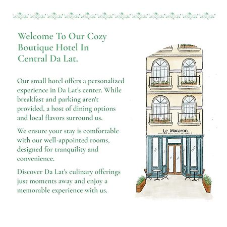 Le Macaron City Center - Boutique Hotel Da Lat Exterior foto